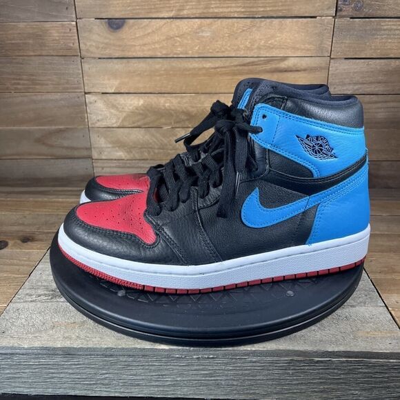 Air Jordan 1 Womens Size 8 Retro High OG "NC TO CHI" 2020 Lace Up Sneakers - Picture 3 of 10